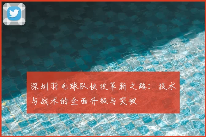 深圳羽毛球队快攻革新之路:技术与战术的全面升级与突破