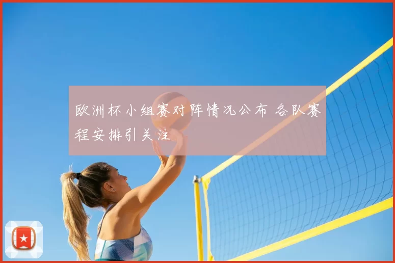 欧洲杯小组赛对阵情况公布 各队赛程安排引关注